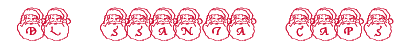DL Santa Caps